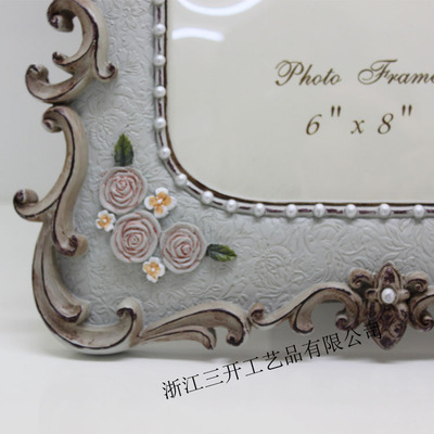 厂家直销欧式古典8寸树脂相框 家居与婚庆的绝美点缀